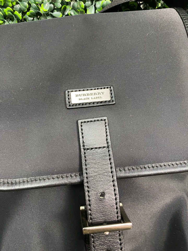 Burberry Black Label Canvas Crossbody Bag (214)