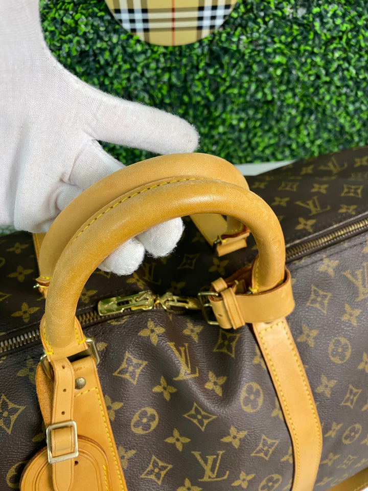 Louis Vuitton Monogram Keepall Bandouliere 60 (0647)