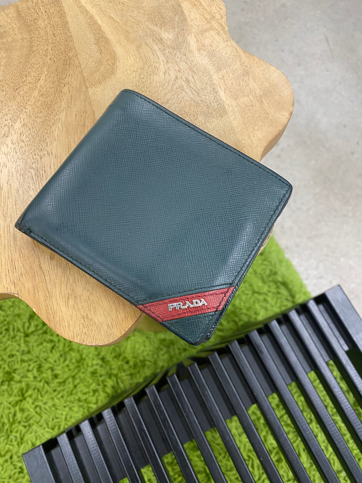 Prada Saffiano Billfold Wallet (8805)