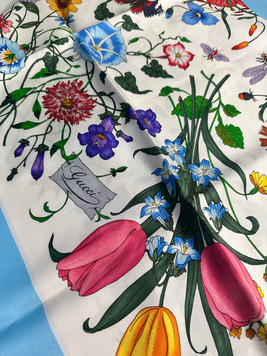 Gucci Floral Silk Scarf (2314)