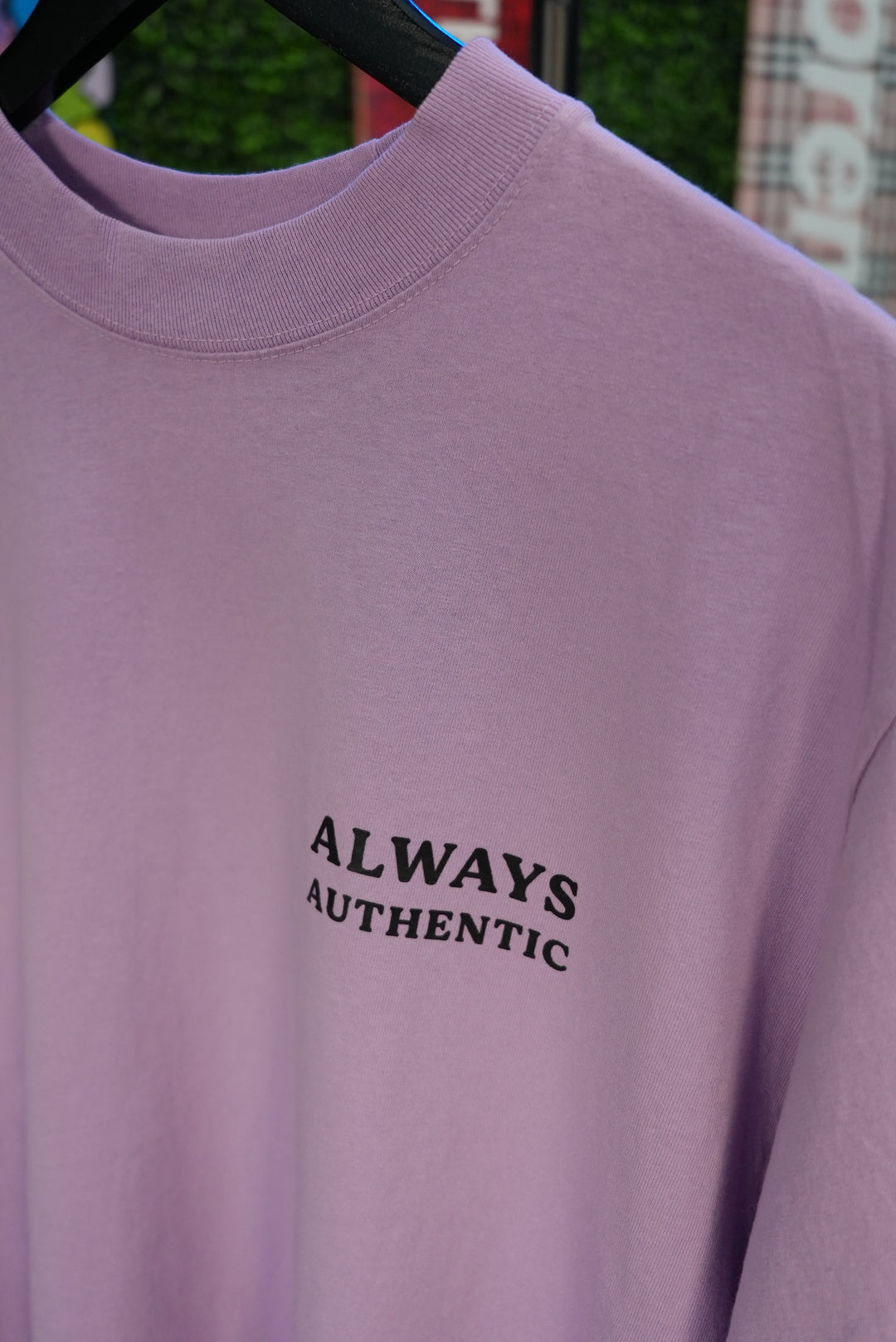 Always Authentic Tee - Purple Logo Tee