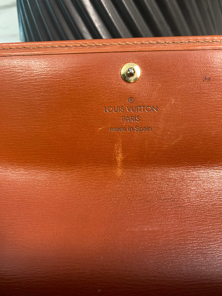 Louis Vuitton Brown Epi Long Wallet (0554)