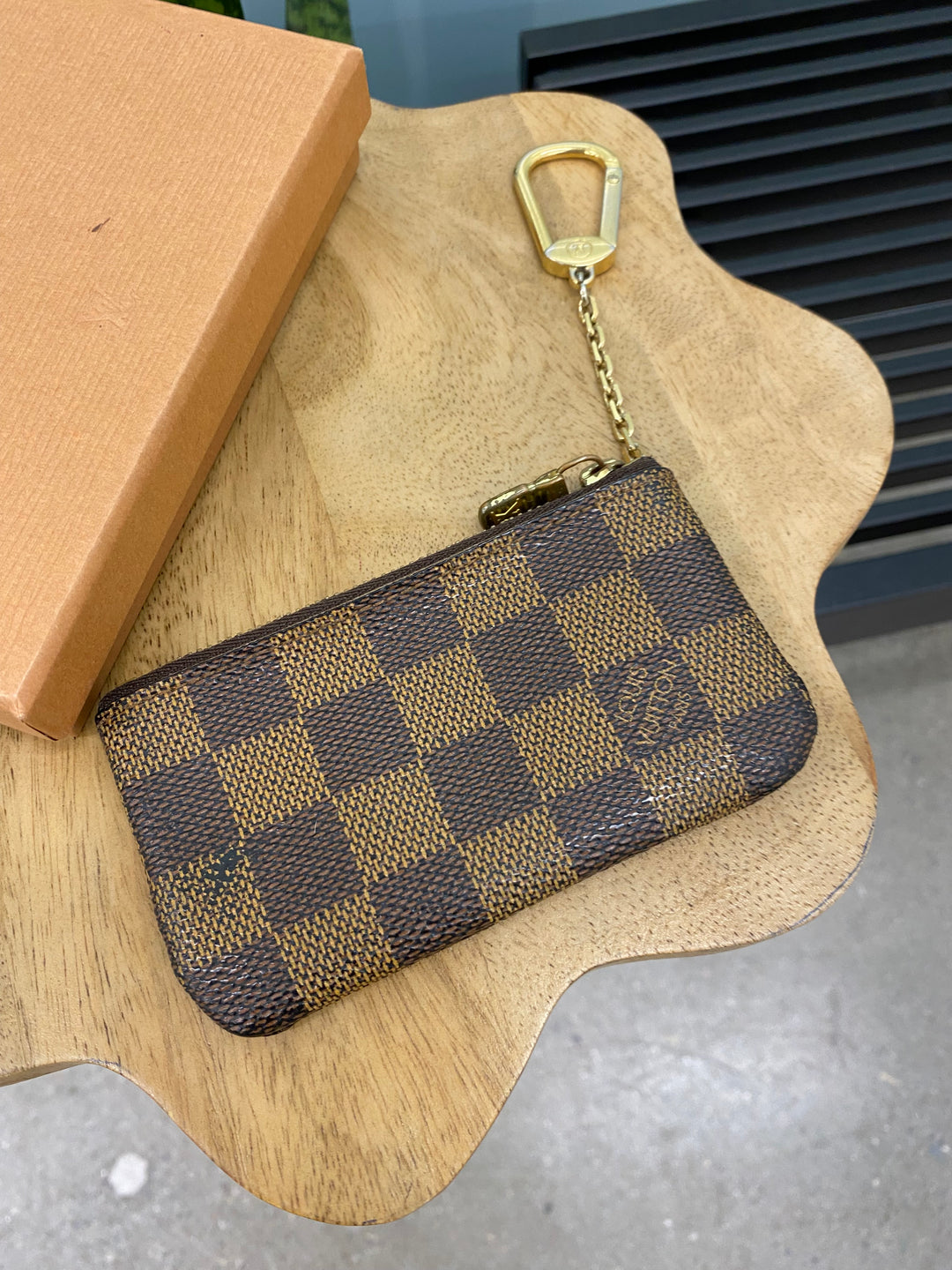 Louis Vuitton Damier Ebene Key Cles (0683)