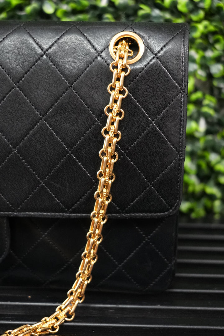 Chanel Lambskin Double Flap Series 0