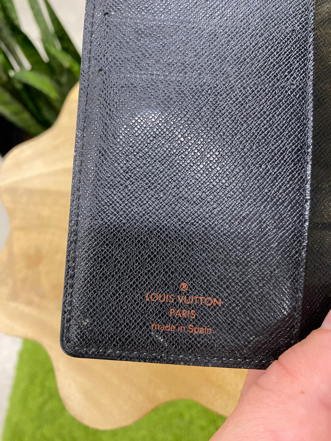 Louis Vuitton Black Epi Leather Agenda PM (3865)