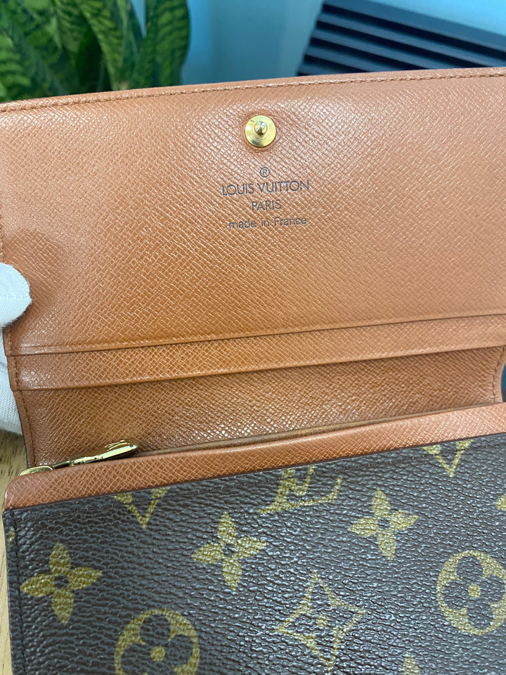 Louis Vuitton Monogram Porte Monniae Wallet (2487)