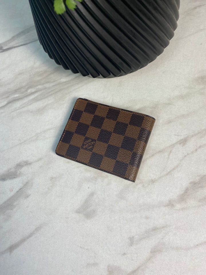 Louis Vuitton Damier Ebene Slender Wallet (0931)