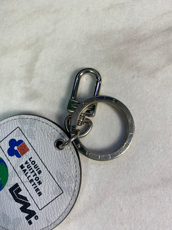 Louis Vuitton Logo Story Keychain and Bag Charm (6947)
