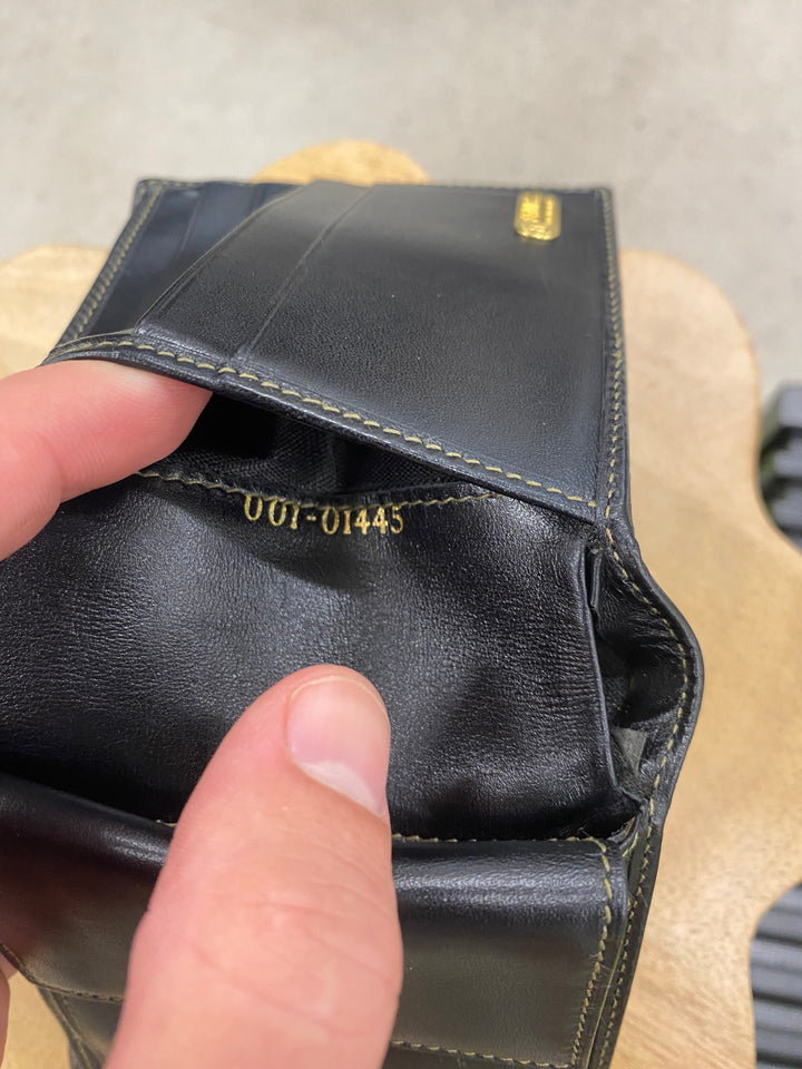 Fendi Pequin Canvas Billfold Wallet (7678)