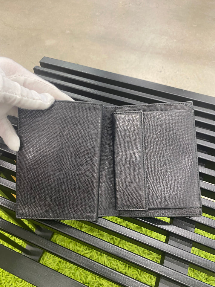 Prada Khaki Nylon Compact Wallet (6287)
