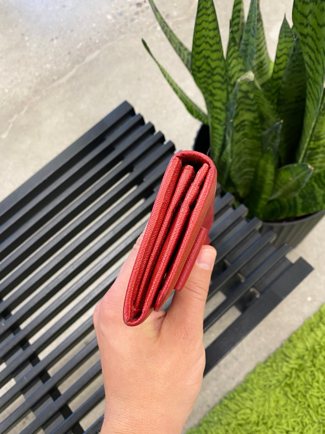 Prada Pink Saffiano Bow Long Wallet (5919)