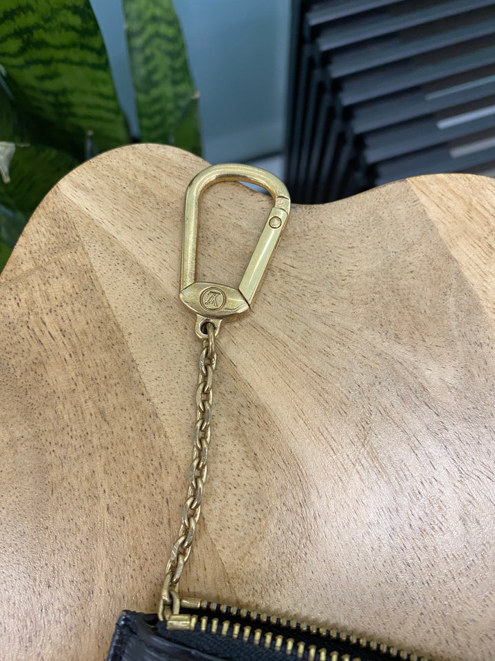 Louis Vuitton Black Epi Key Cles (7898)