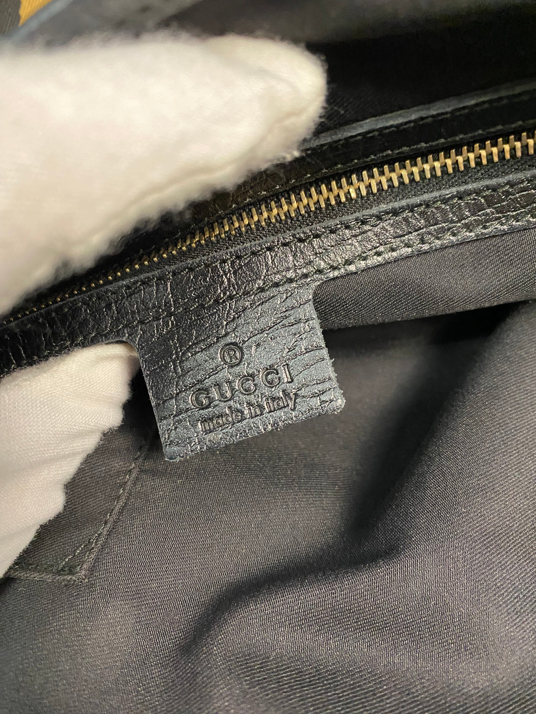 Gucci Black GG Canvas Tote Bag (561)