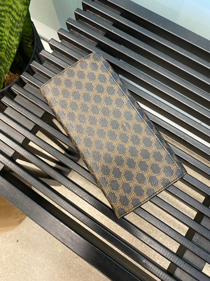 Celine Black Macadam Long Wallet (1191)