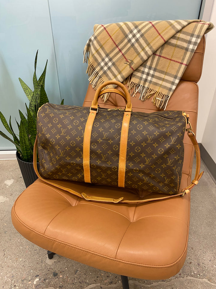 Louis Vuitton Monogram Keepall Bandouliere 55