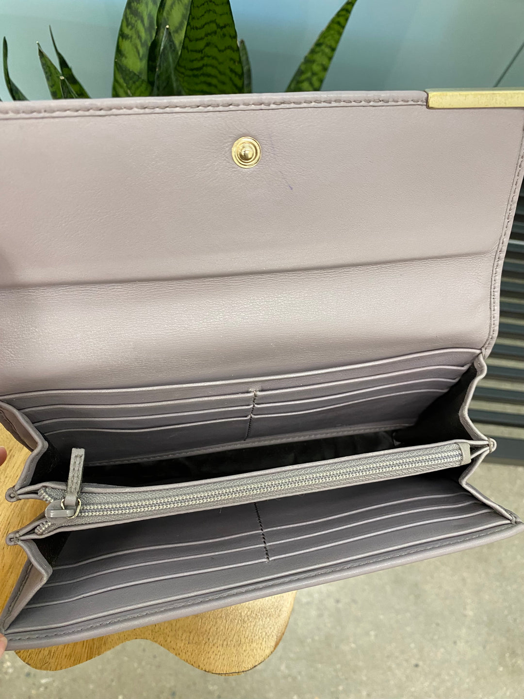 Gucci Lavender Micro Guccissima Long Wallet (3305)