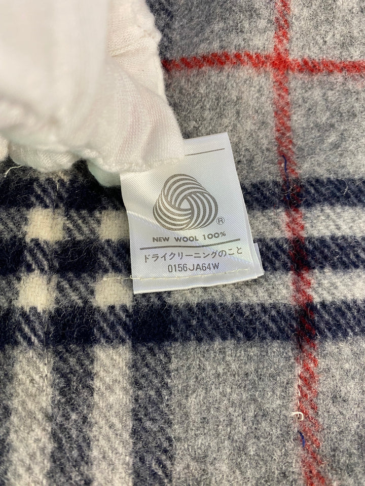 Burberry Grey Check Scarf (8880)