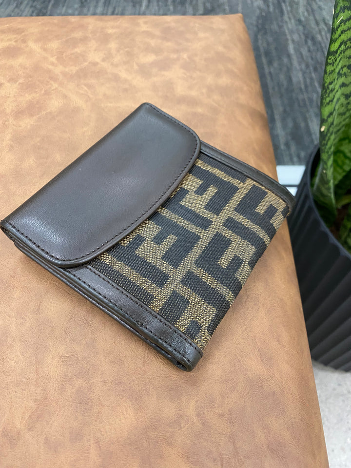 Fendi Zucca Compact Wallet (1224)