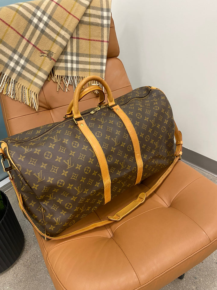 Louis Vuitton Monogram Keepall Bandouliere 55