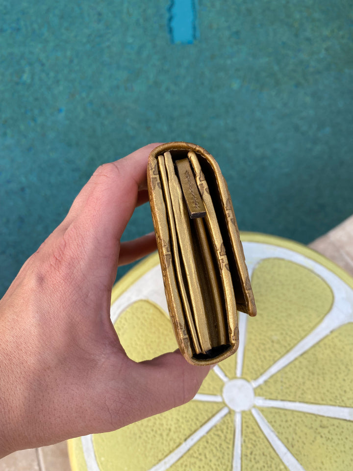 Gucci Gold Guccissima Heart Long Wallet (3867)