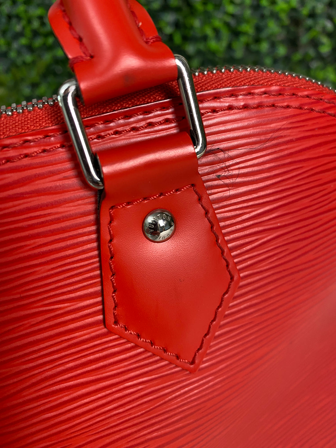 Louis Vuitton Red Epi Alma PM (7819)