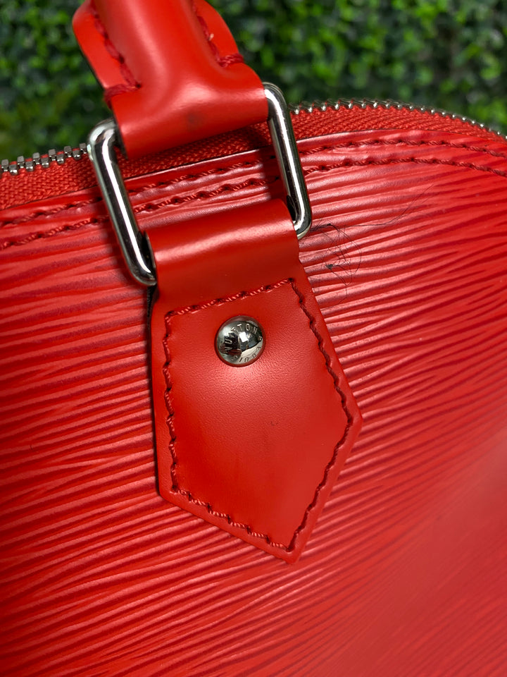 Louis Vuitton Red Epi Alma PM (7819)