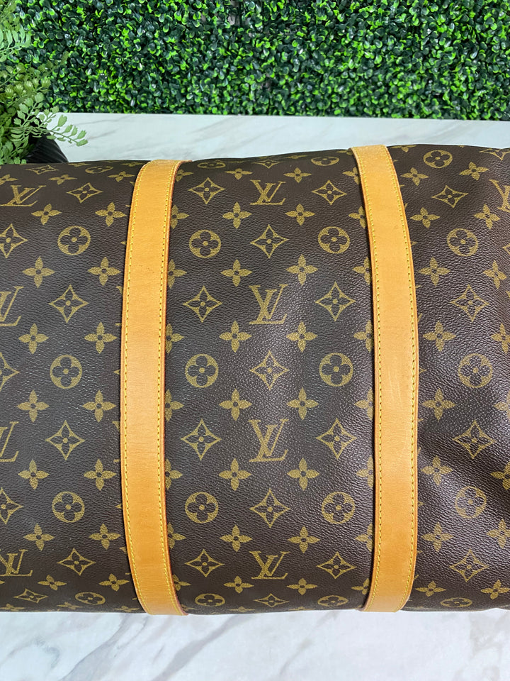 Louis Vuitton Monogram Keepall Bandouliere 60 (0647)