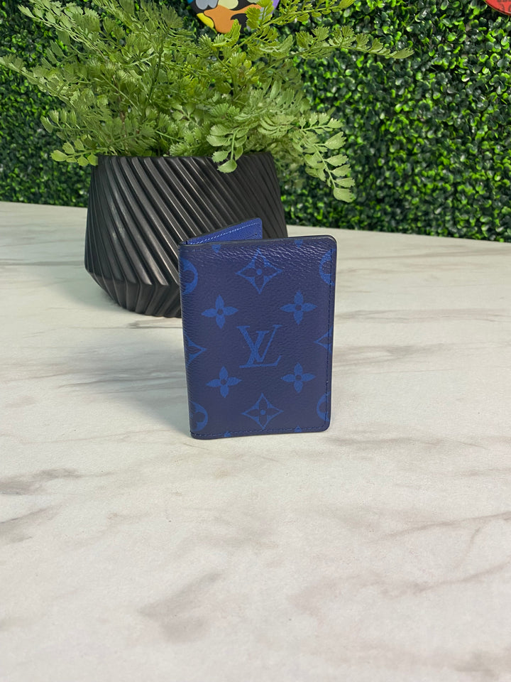 Louis Vuitton Cobalt Taigarama Pocket Organizer (7191)