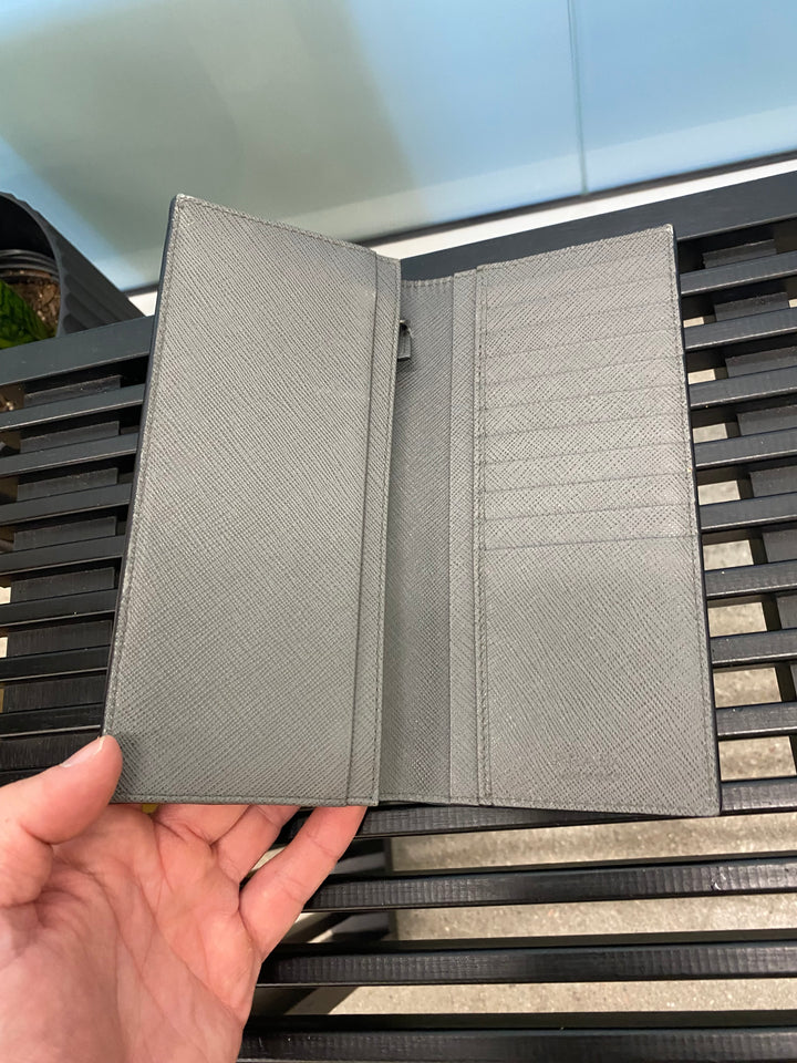 Prada Saffiano Long Bifold Wallet (3483)