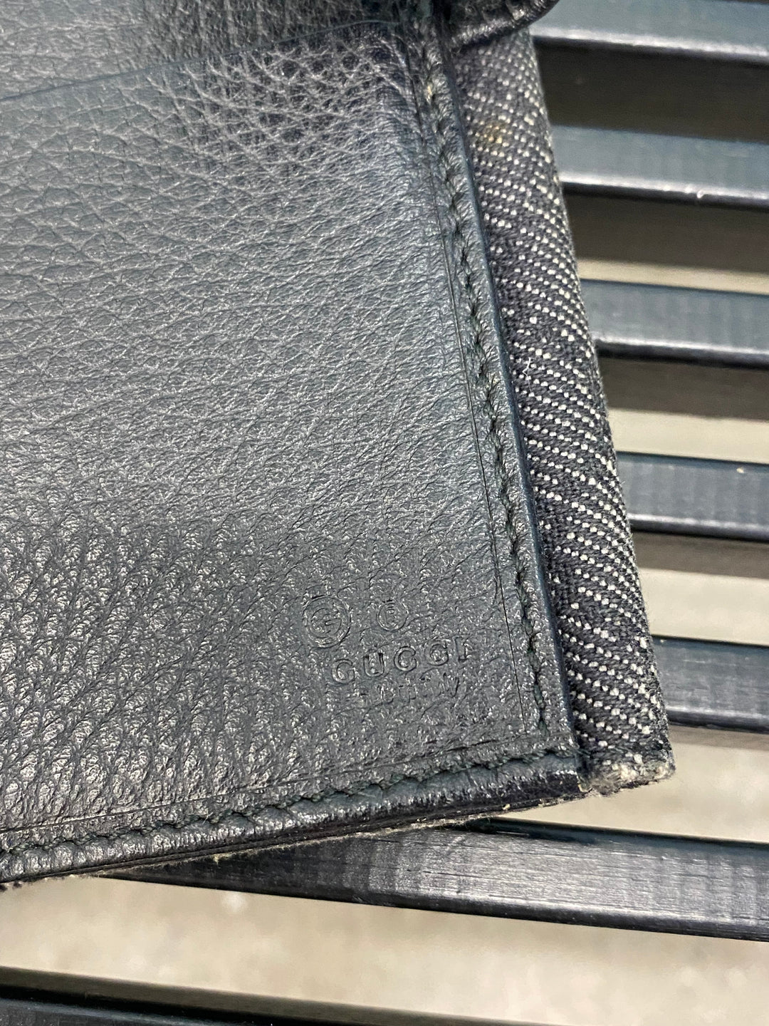 Gucci Black GG Canvas Long Wallet (4372)