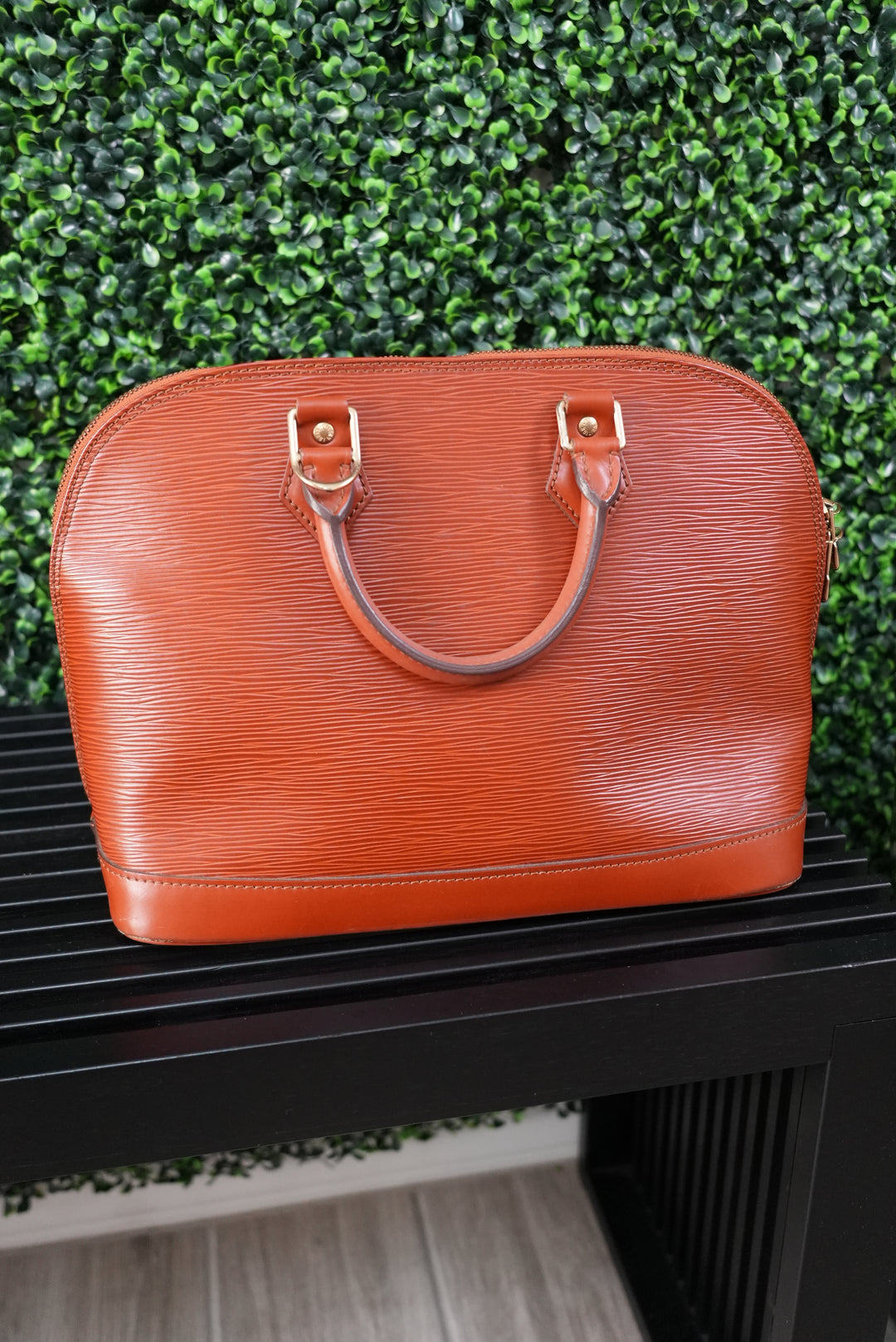 Louis Vuitton Epi Alma Brown Handbag