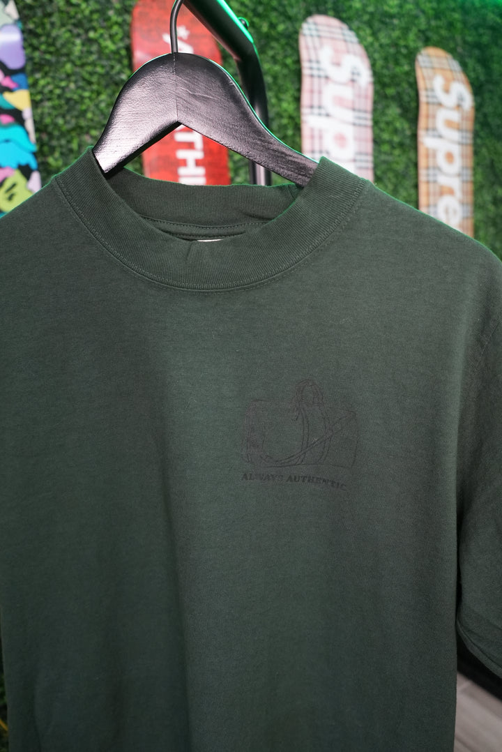 Always Authentic Tee - Forest Green Graphic