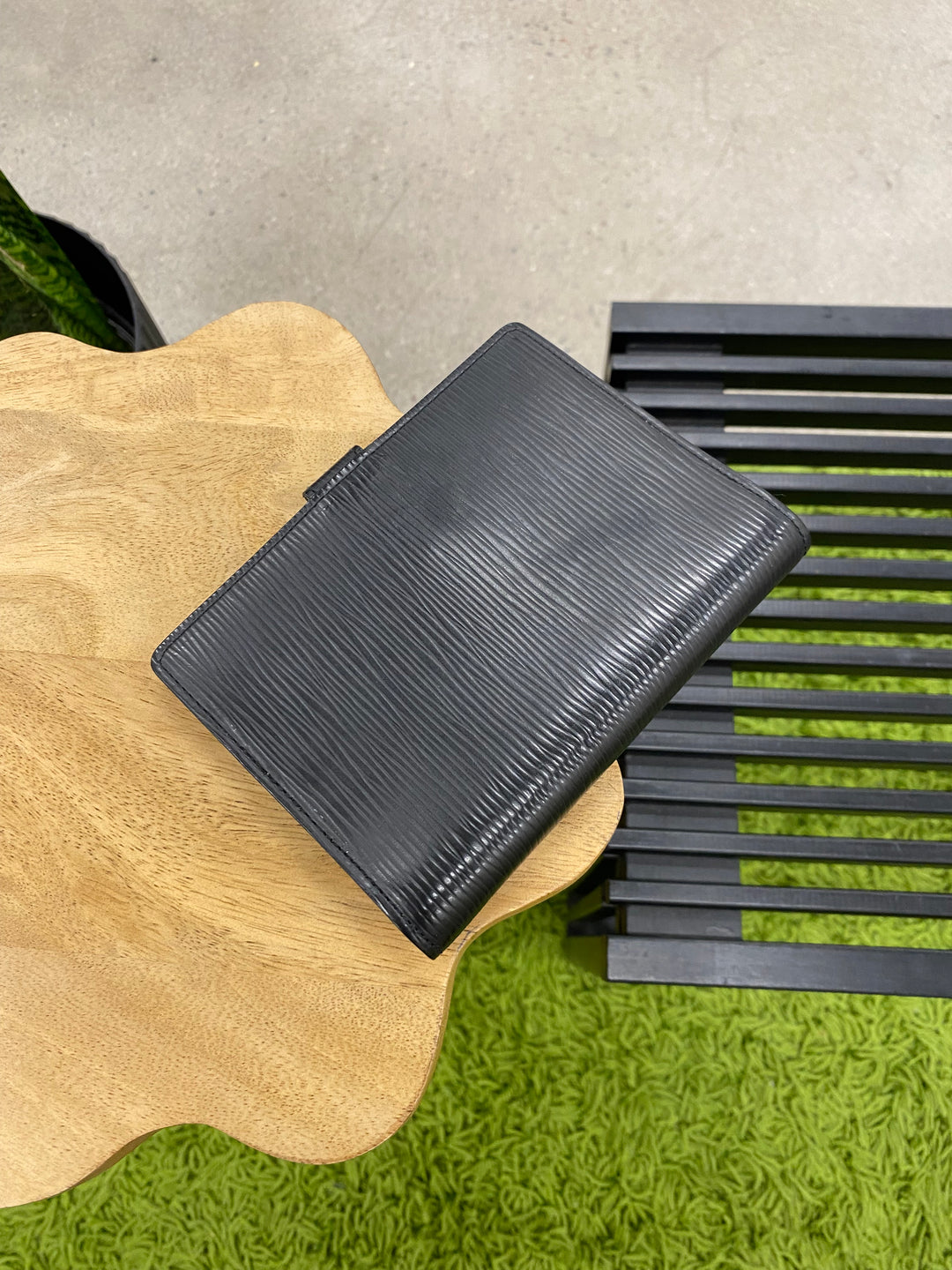 Louis Vuitton Black Epi Leather Agenda PM (3865)