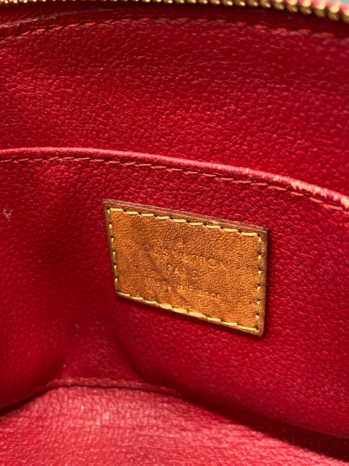 Louis Vuitton Red Vernis Cosmetic Pouch (1923)