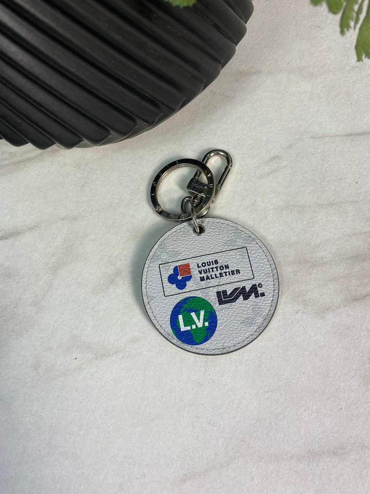 Louis Vuitton Logo Story Keychain and Bag Charm (6947)