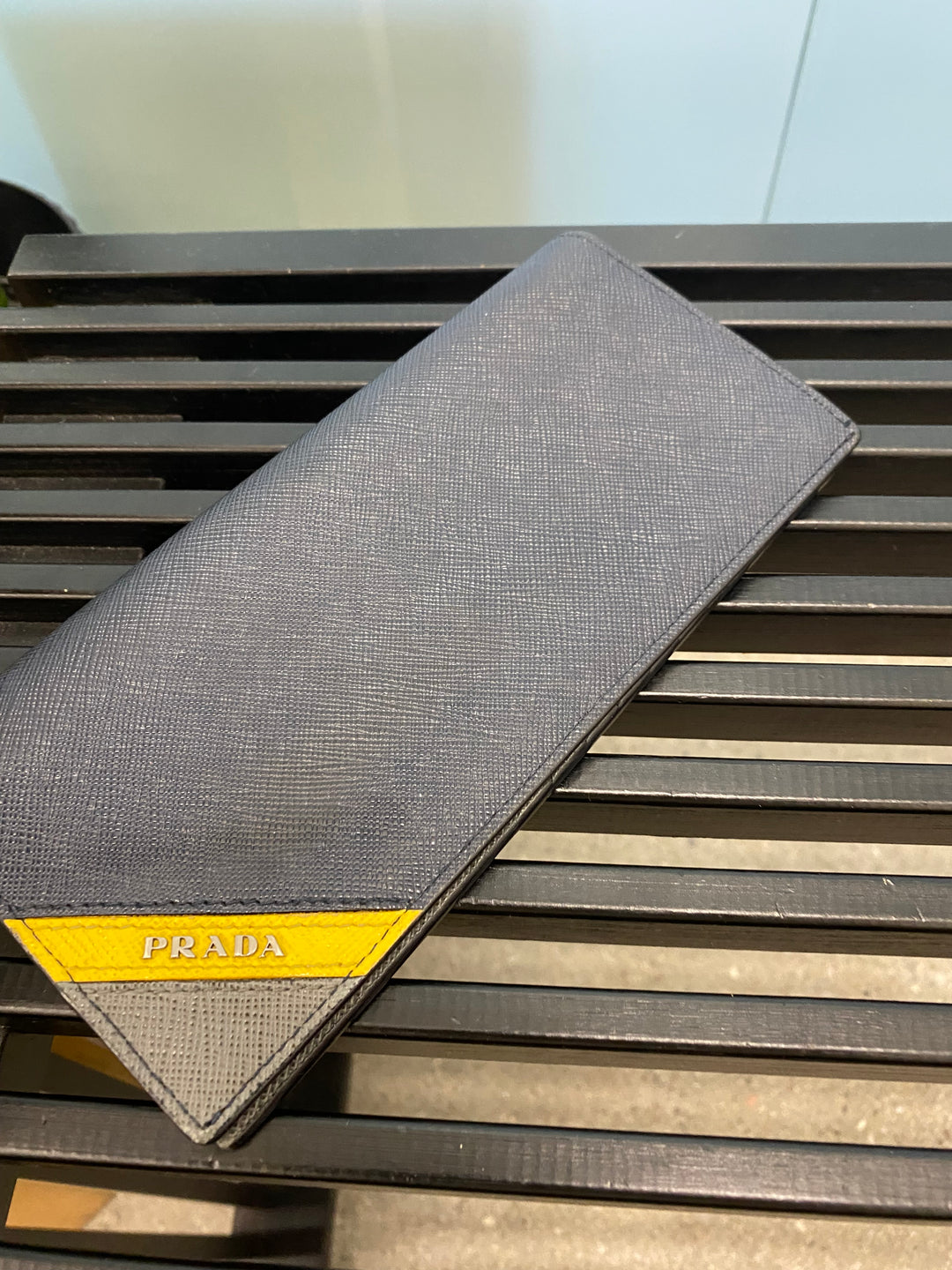 Prada Saffiano Long Bifold Wallet (3483)