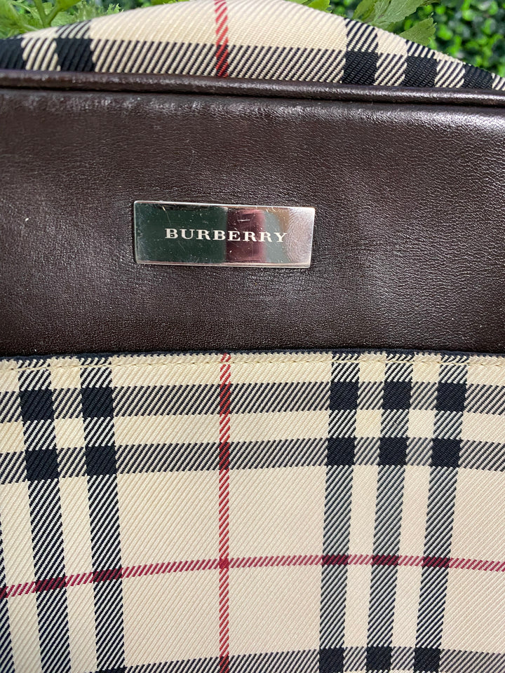 Burberry Novacheck Canvas Crossbody Bag (8619)