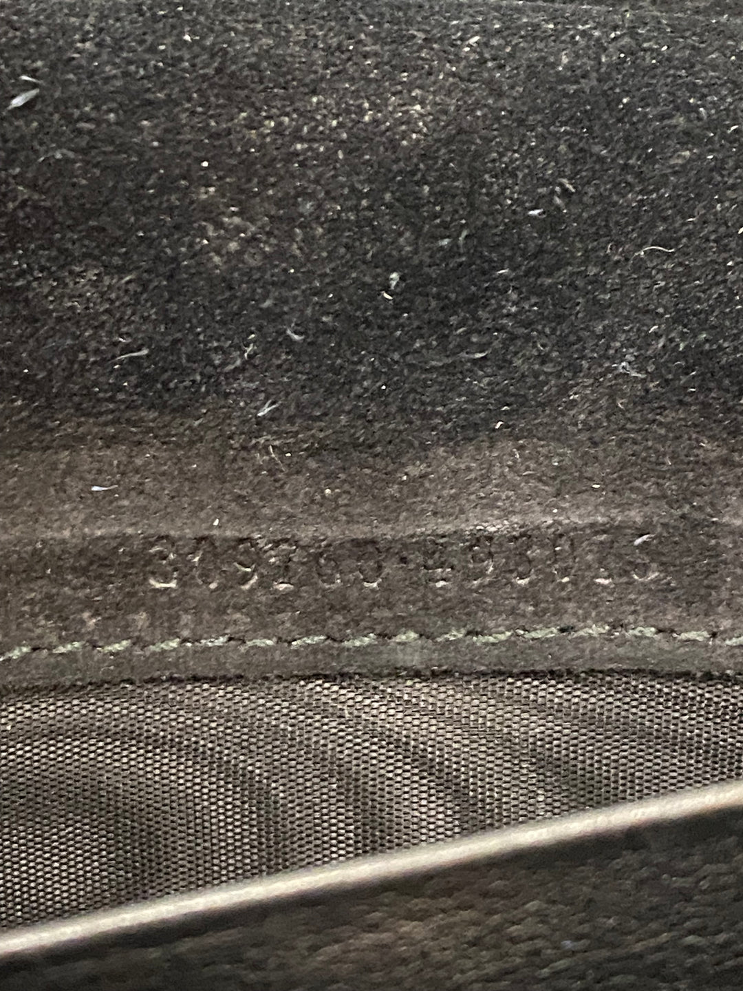 Gucci Black Patent Micro Guccissima Long Wallet (3027)