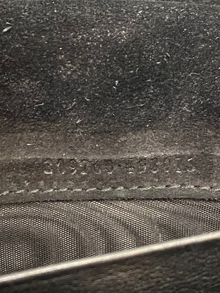 Gucci Black Patent Micro Guccissima Long Wallet (3027)