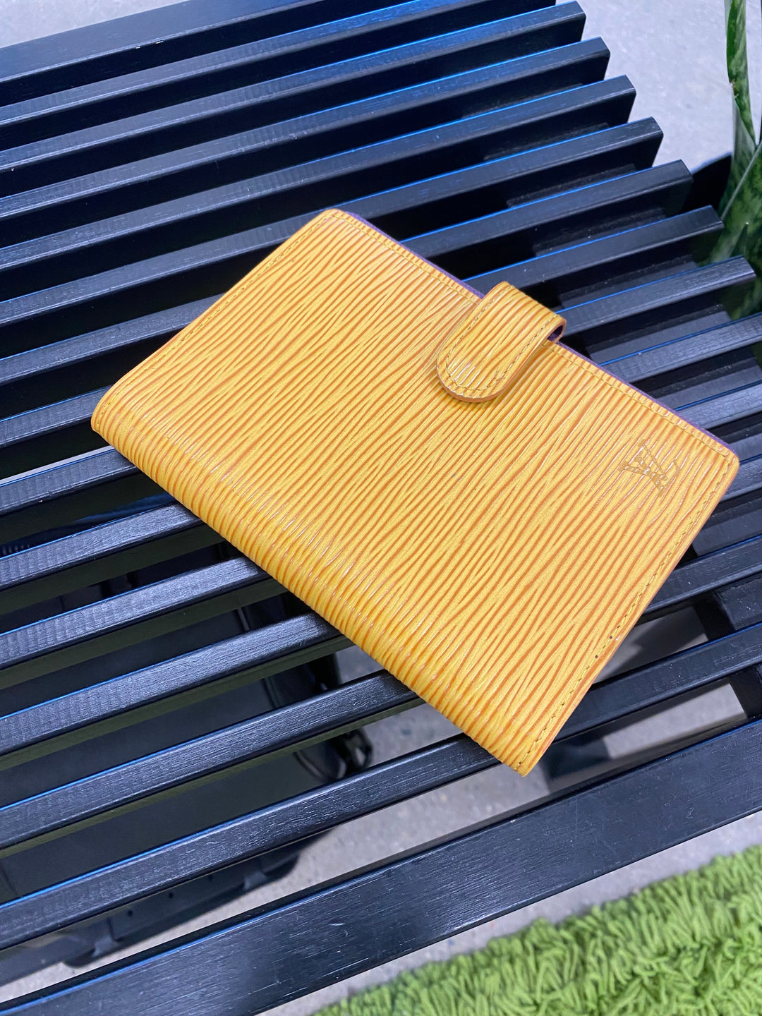 Louis Vuitton Yellow Epi Agenda PM (9490)