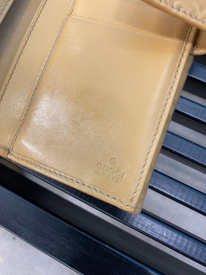 Gucci Yellow Guccissima Long Wallet (7353)