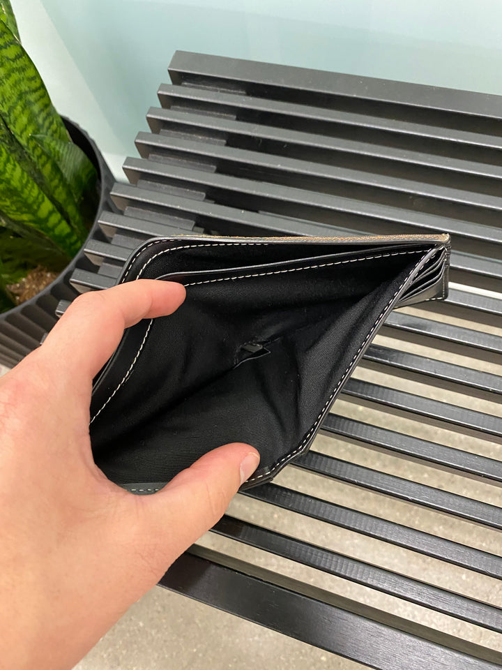 Burberry Brown Check Billfold Wallet (0934)