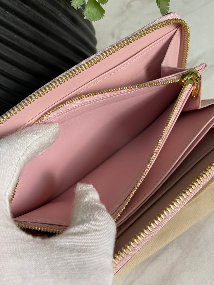Louis Vuitton Pink Vernis Zippy Wallet (7239)