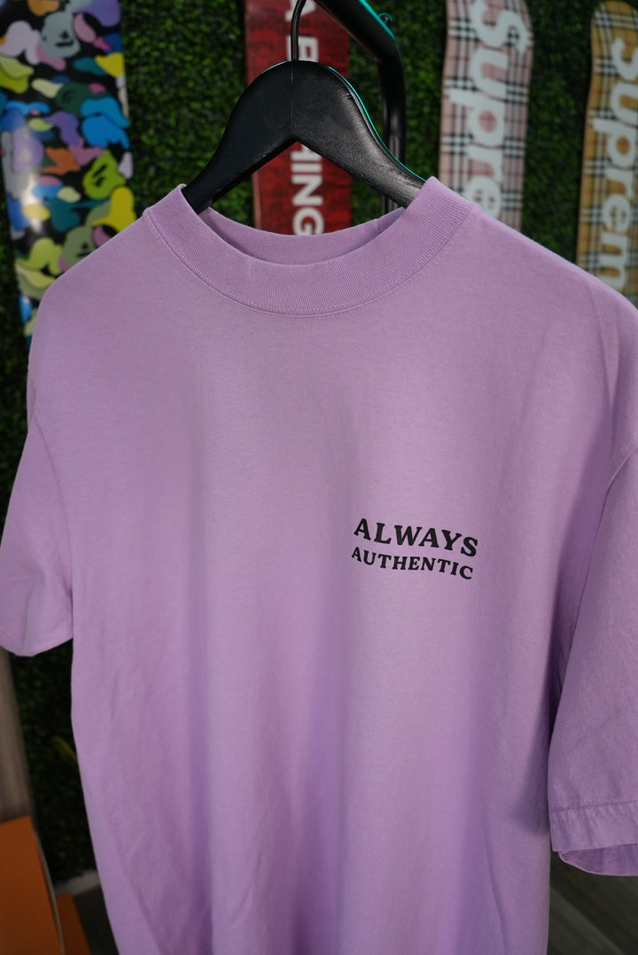 Always Authentic Tee - Purple Logo Tee