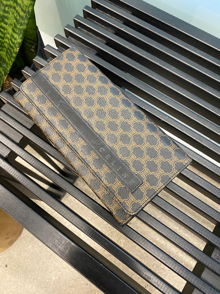 Celine Black Macadam Long Wallet (1191)