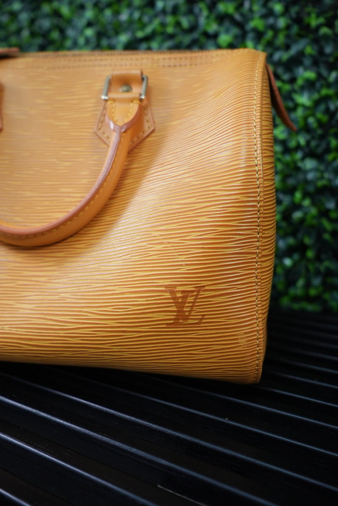 Louis Vuitton Yellow Speedy 25