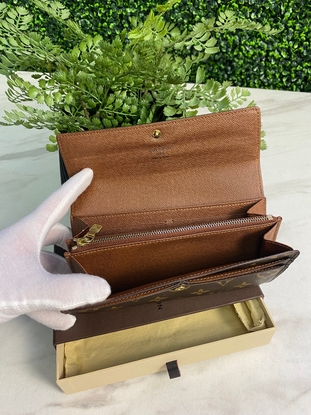 Louis Vuitton Monogram Long Wallet (7510)