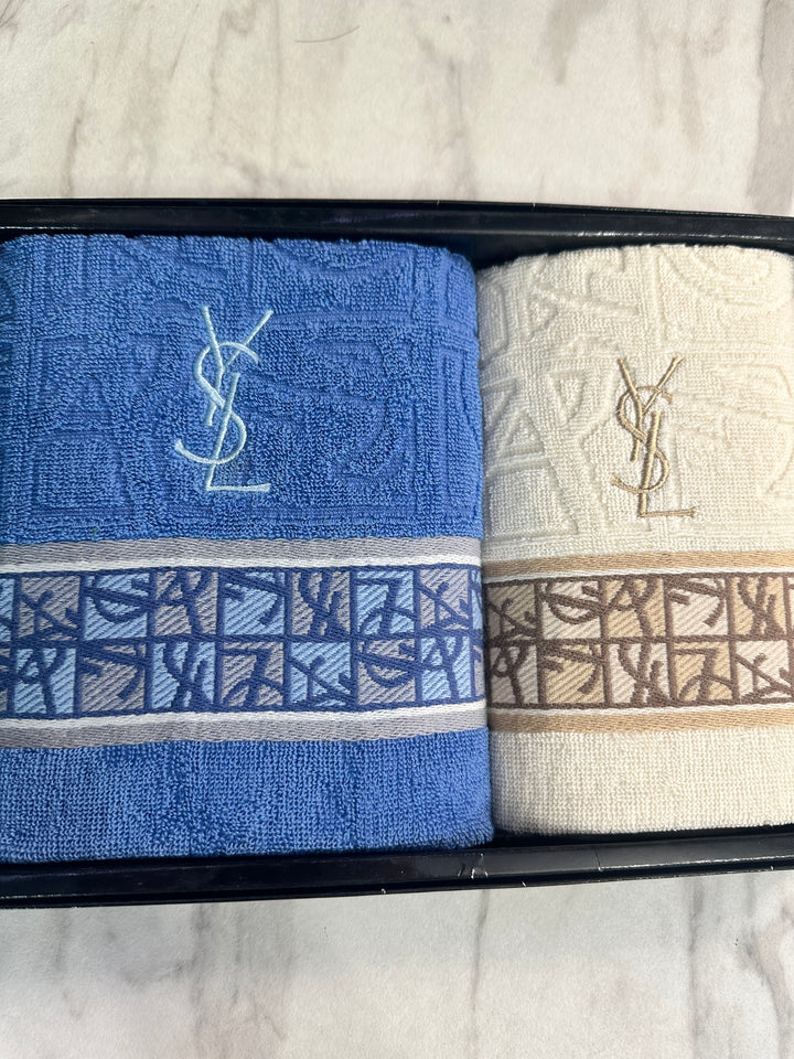 Saint Laurent YSL Two Towel Set (7731)