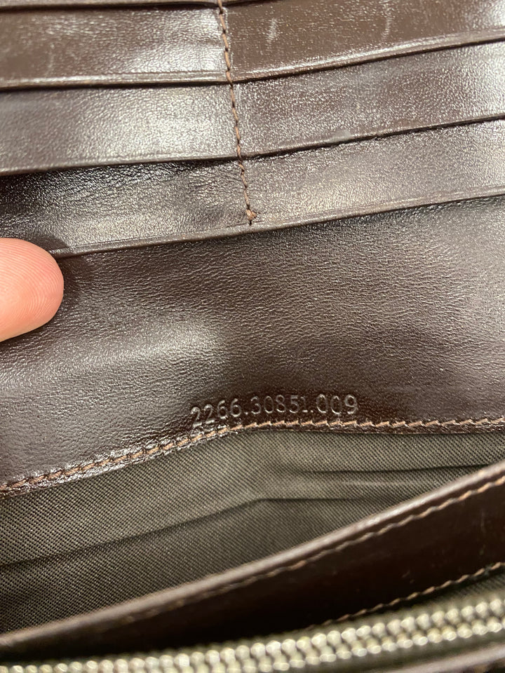 Fendi Zucca Long Flap Wallet (4605)