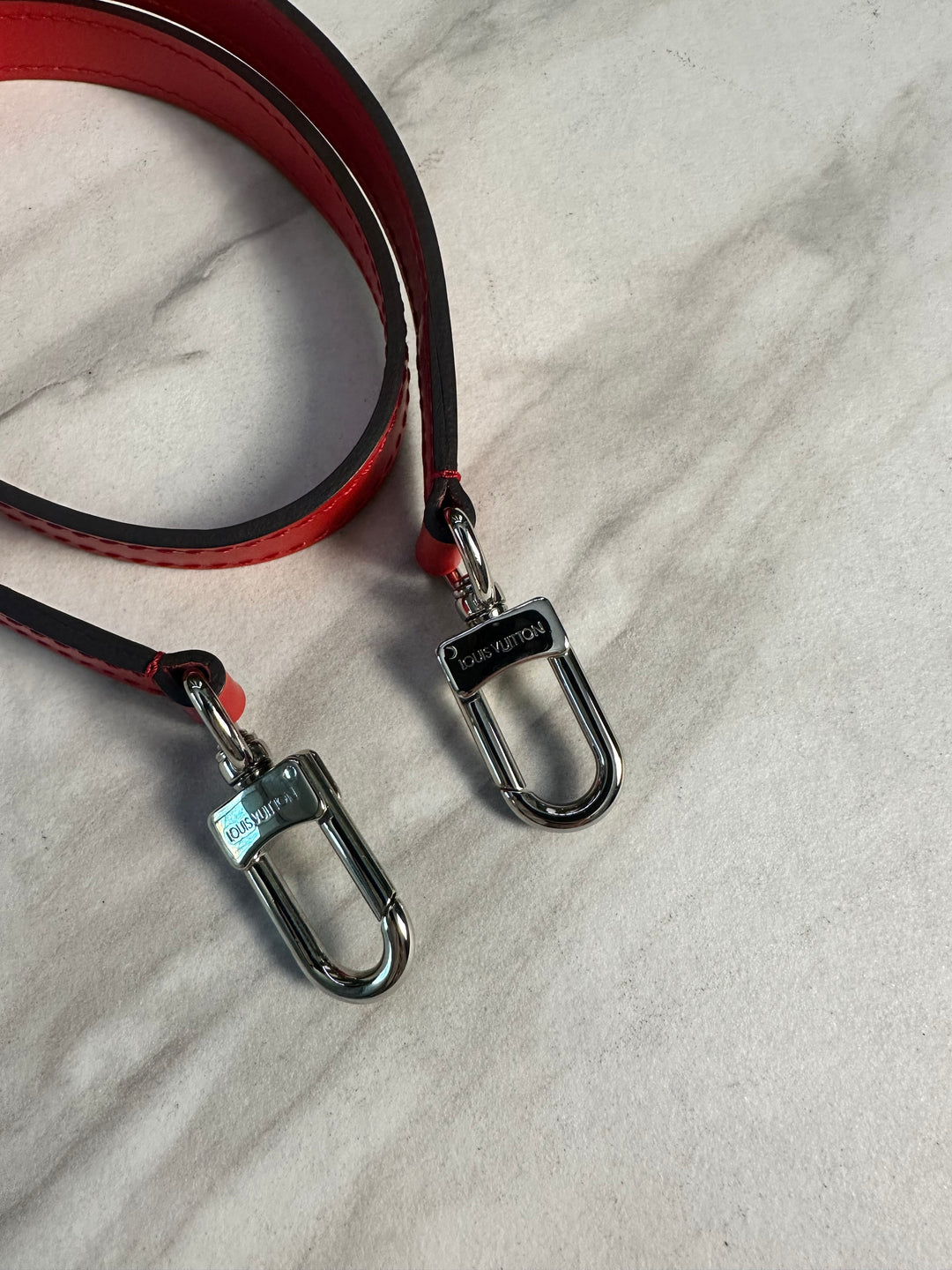 Louis Vuitton Red Leather Strap (2620)